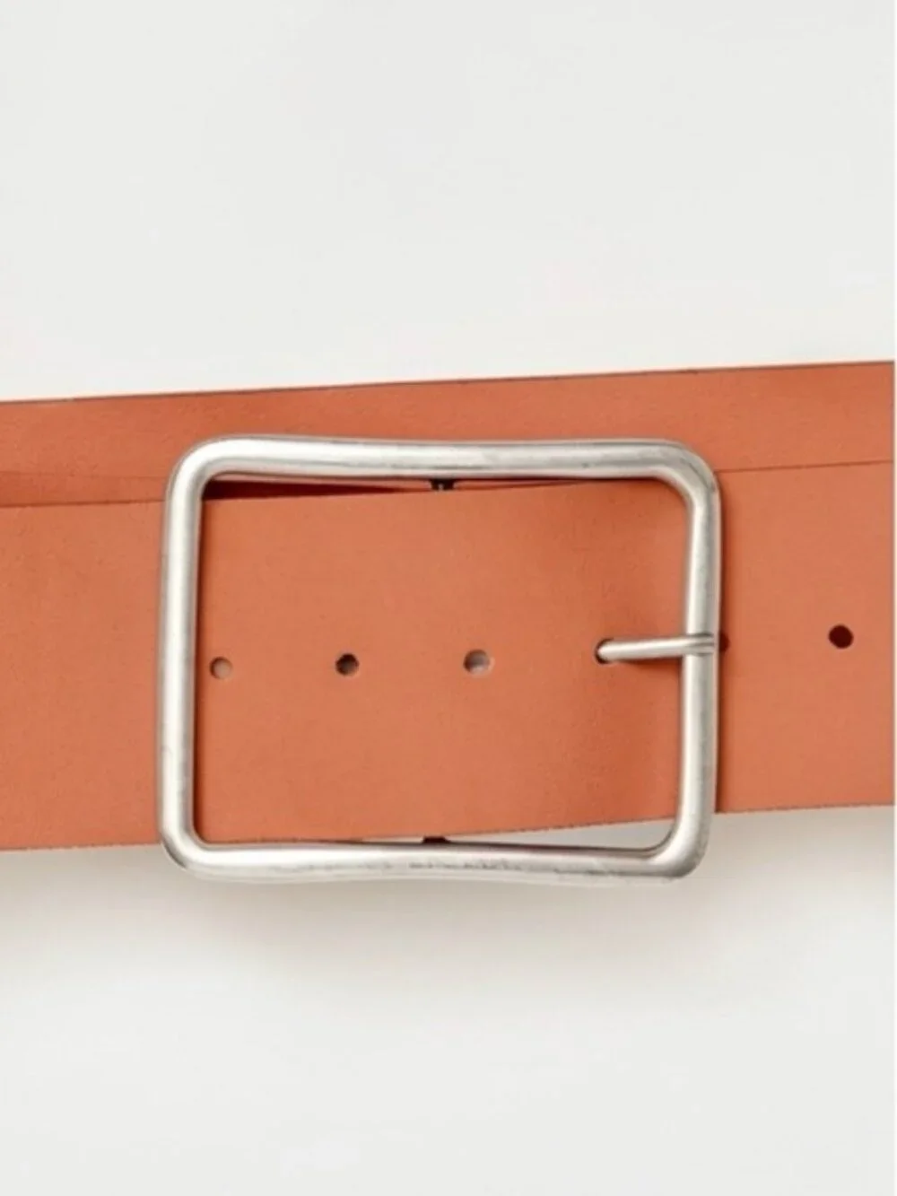 NWT Free People Suede Hex Hip Belt in Paprika